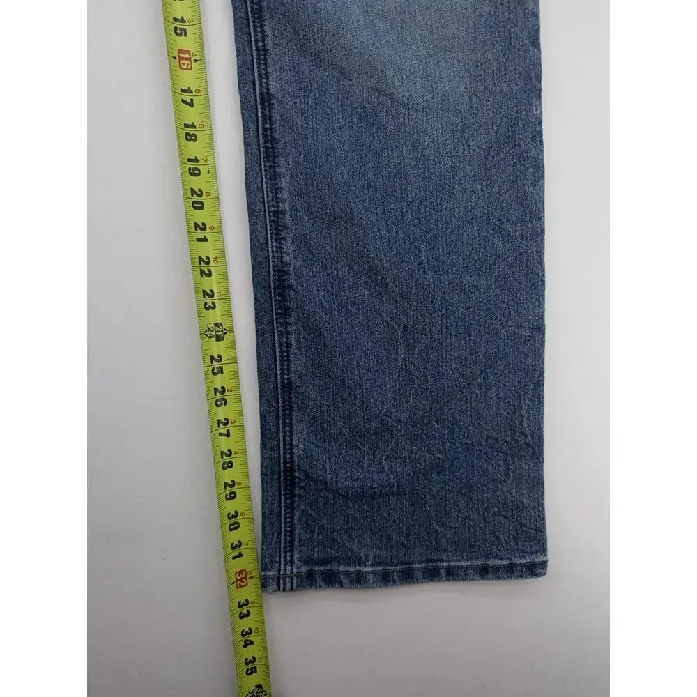 Ariat Rebar M4 Durastretch Relaxed Boot Jeans Mens 34 / 32 Blue Denim Workwear